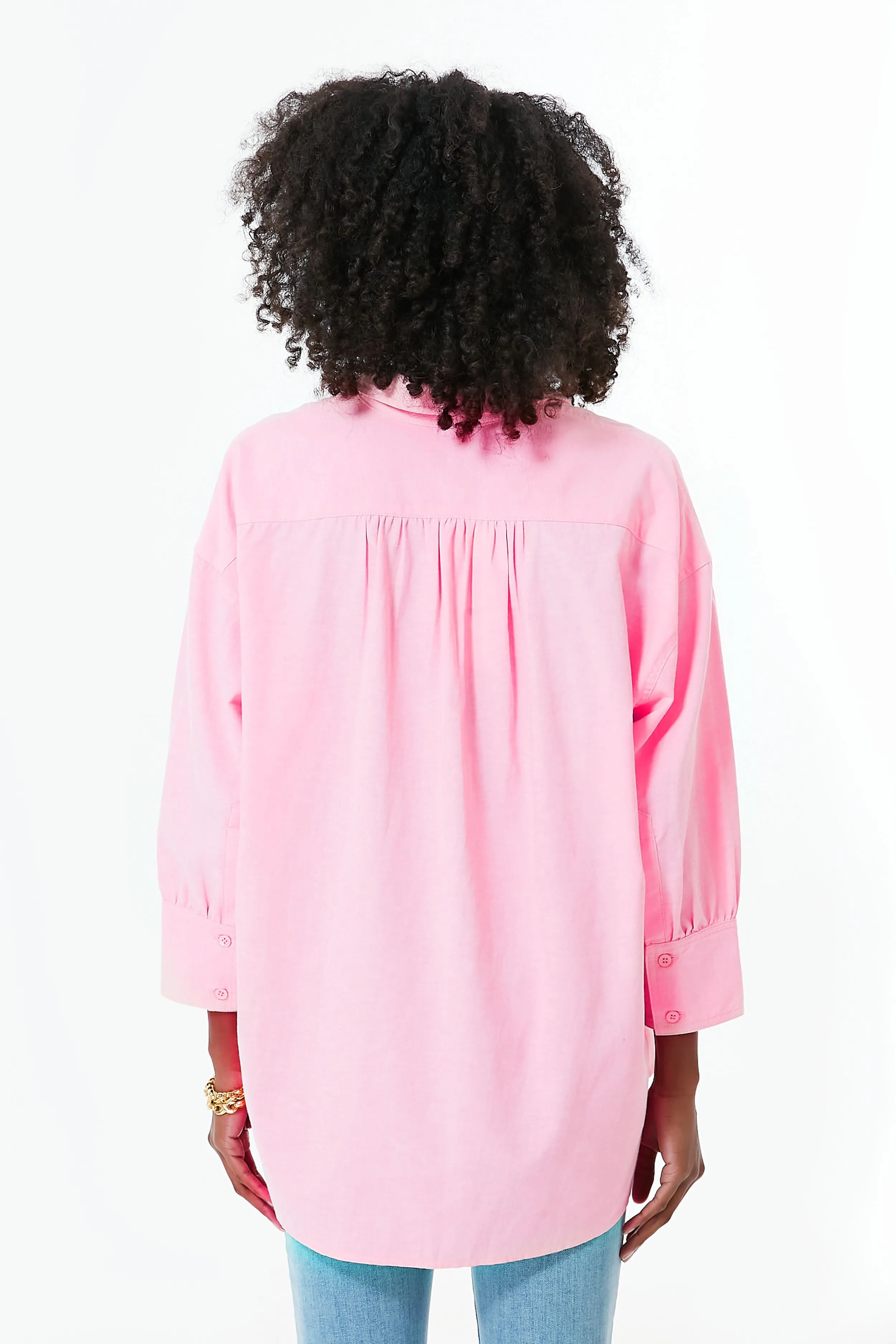 Pink Adair Boyfriend Shirt sold by Tuckernuck product image thumbnail 4