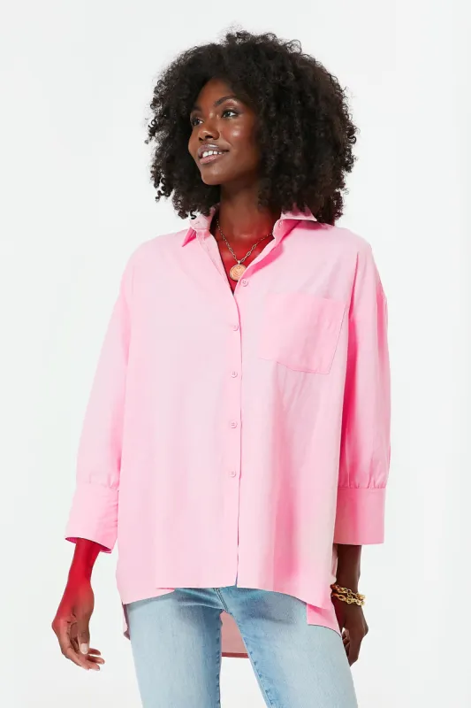 Pink Adair Boyfriend Shirt sold by Tuckernuck