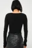 Black Marjetta Bodysuit sold by Tuckernuck