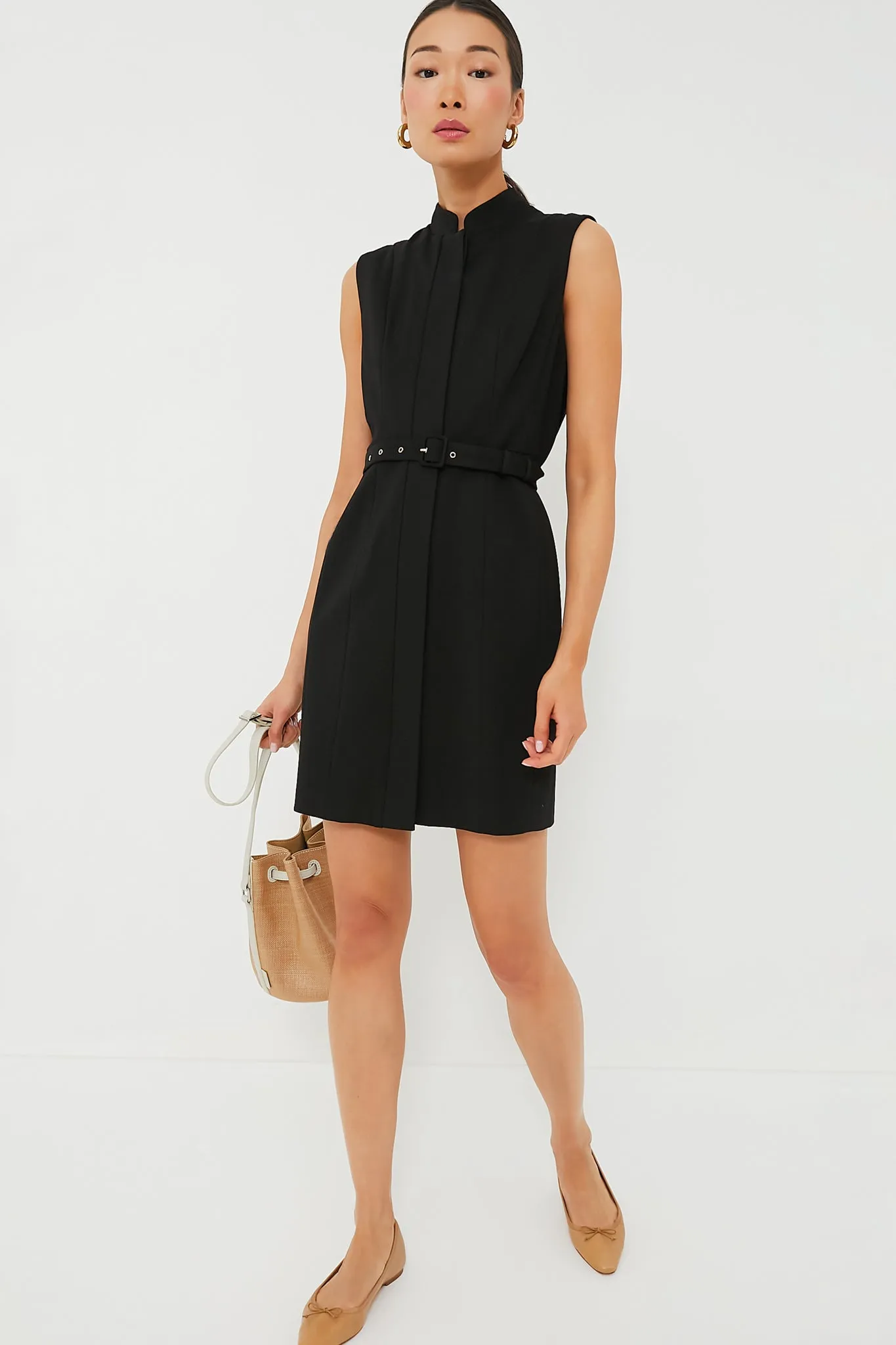 Black Sleeveless Dahlia Dress sold by Tuckernuck product image thumbnail 2