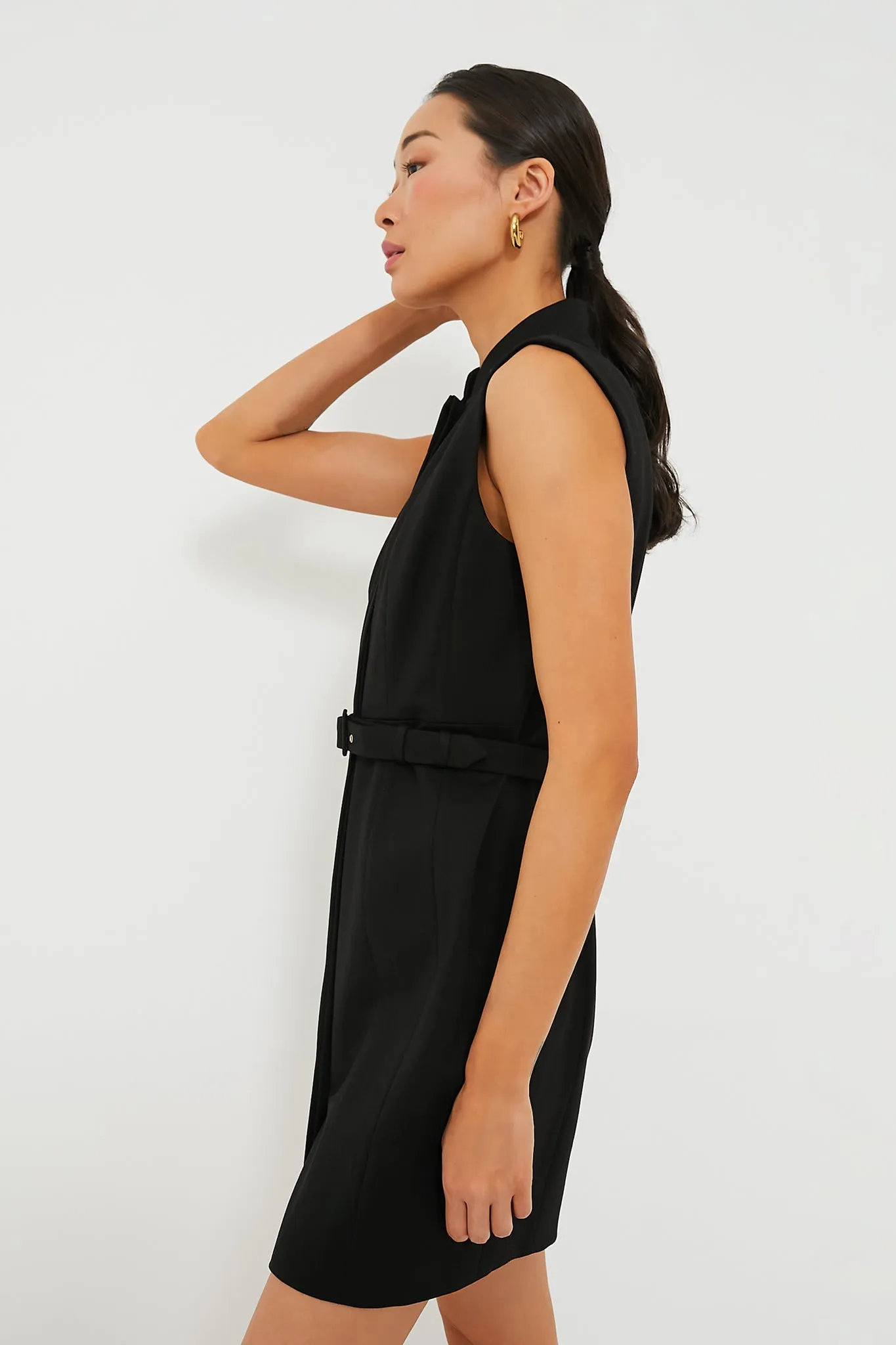 Black Sleeveless Dahlia Dress sold by Tuckernuck product image thumbnail 3