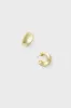 High Polish Gold Chunky Doune Hoops sold by Tuckernuck