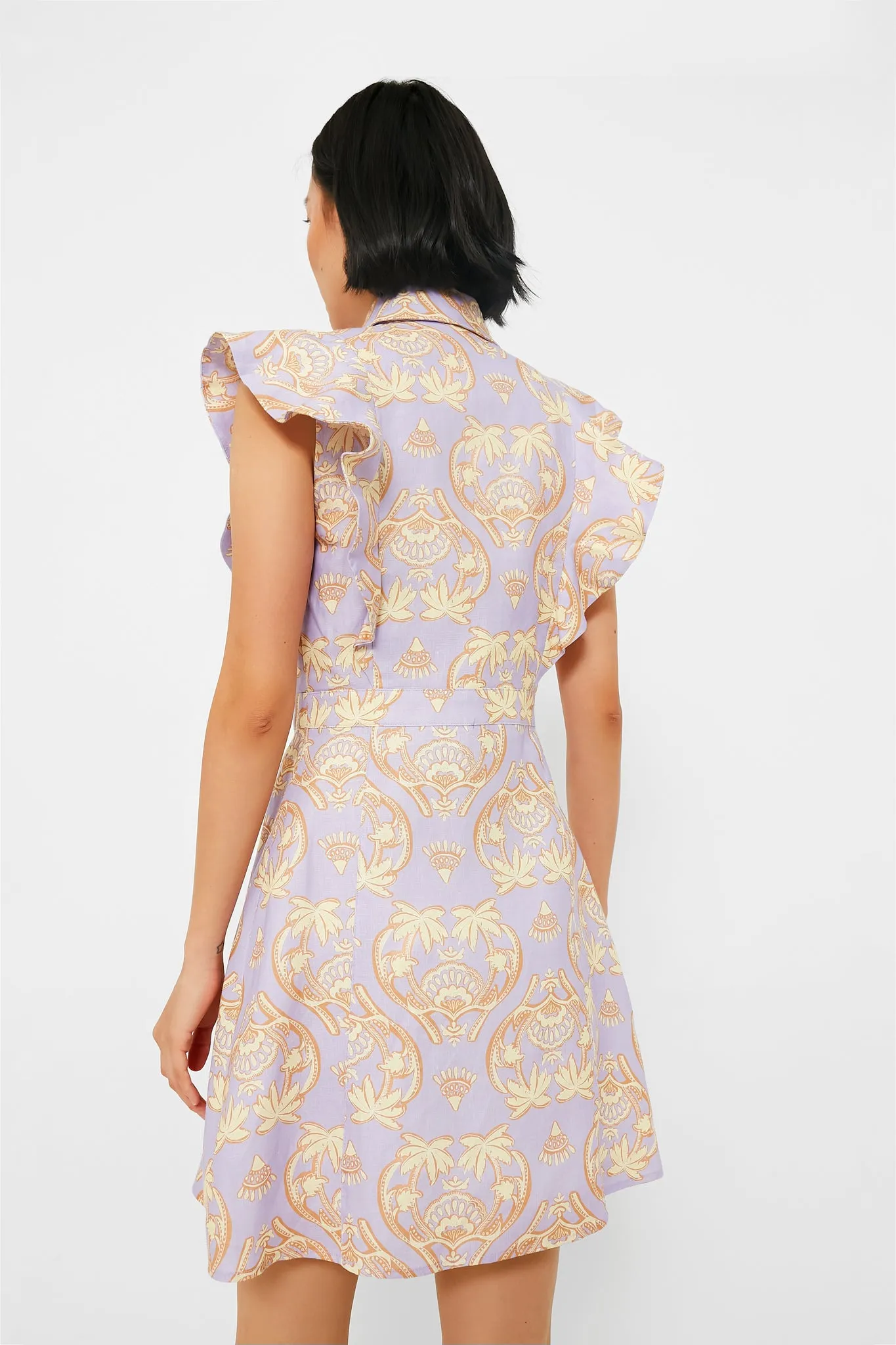 Palm Spliced Florence Mini Dress sold by Tuckernuck product image thumbnail 4