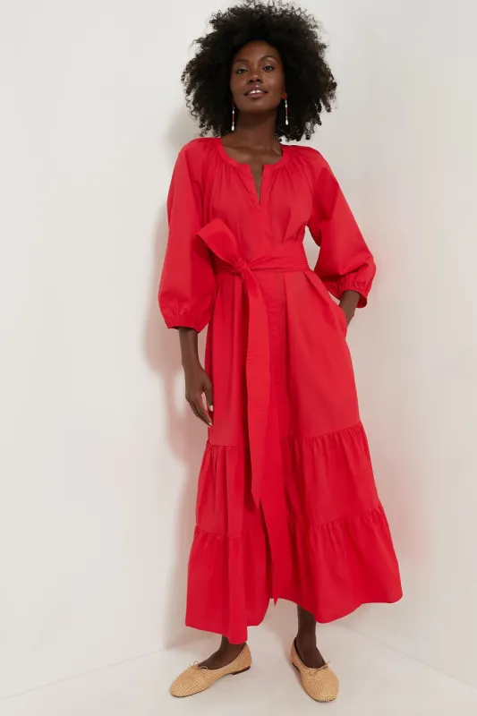 Red Lyles Dress sold by Tuckernuck