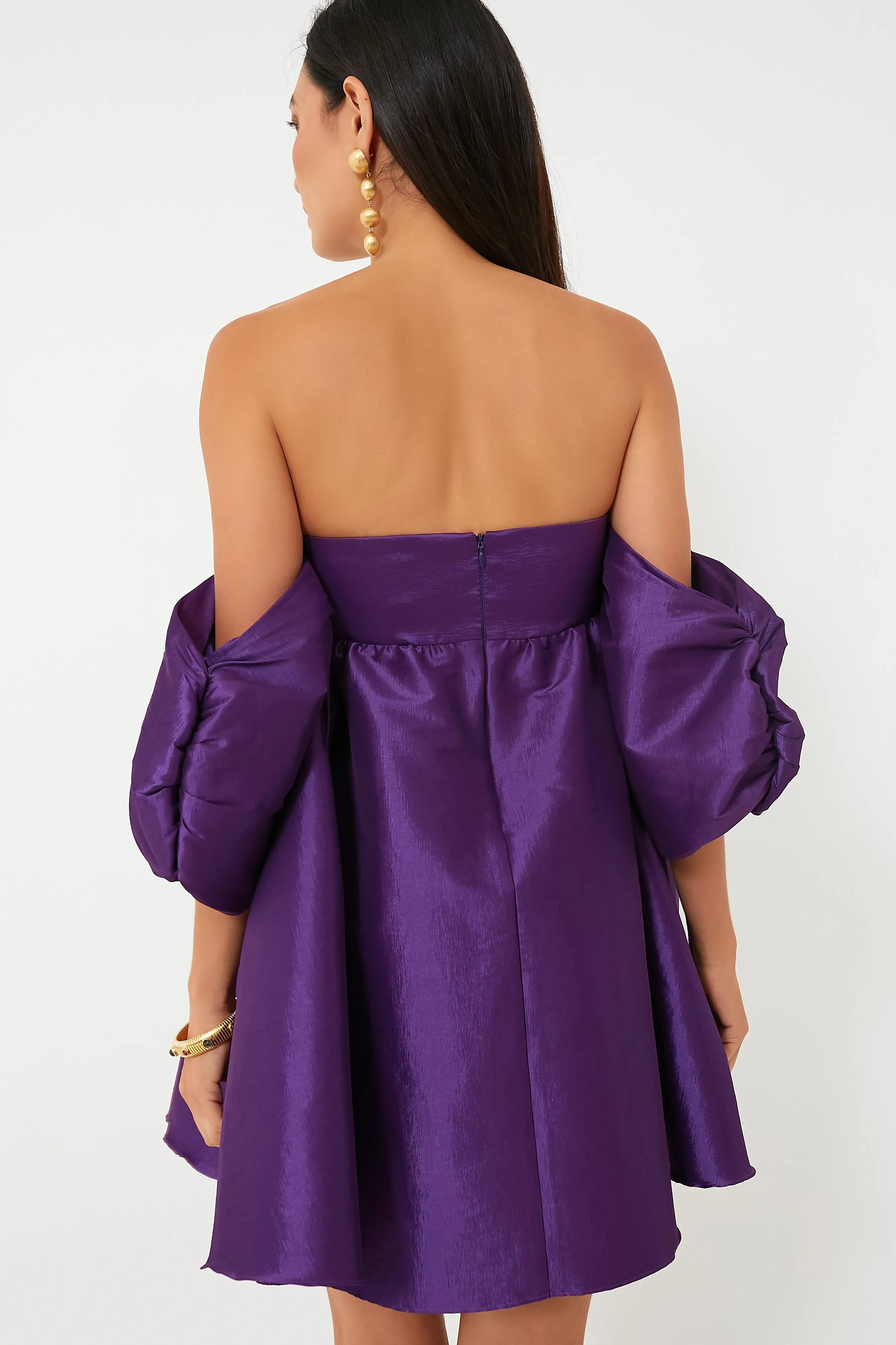 Purple Gitta Mini Dress sold by Tuckernuck product image thumbnail 4