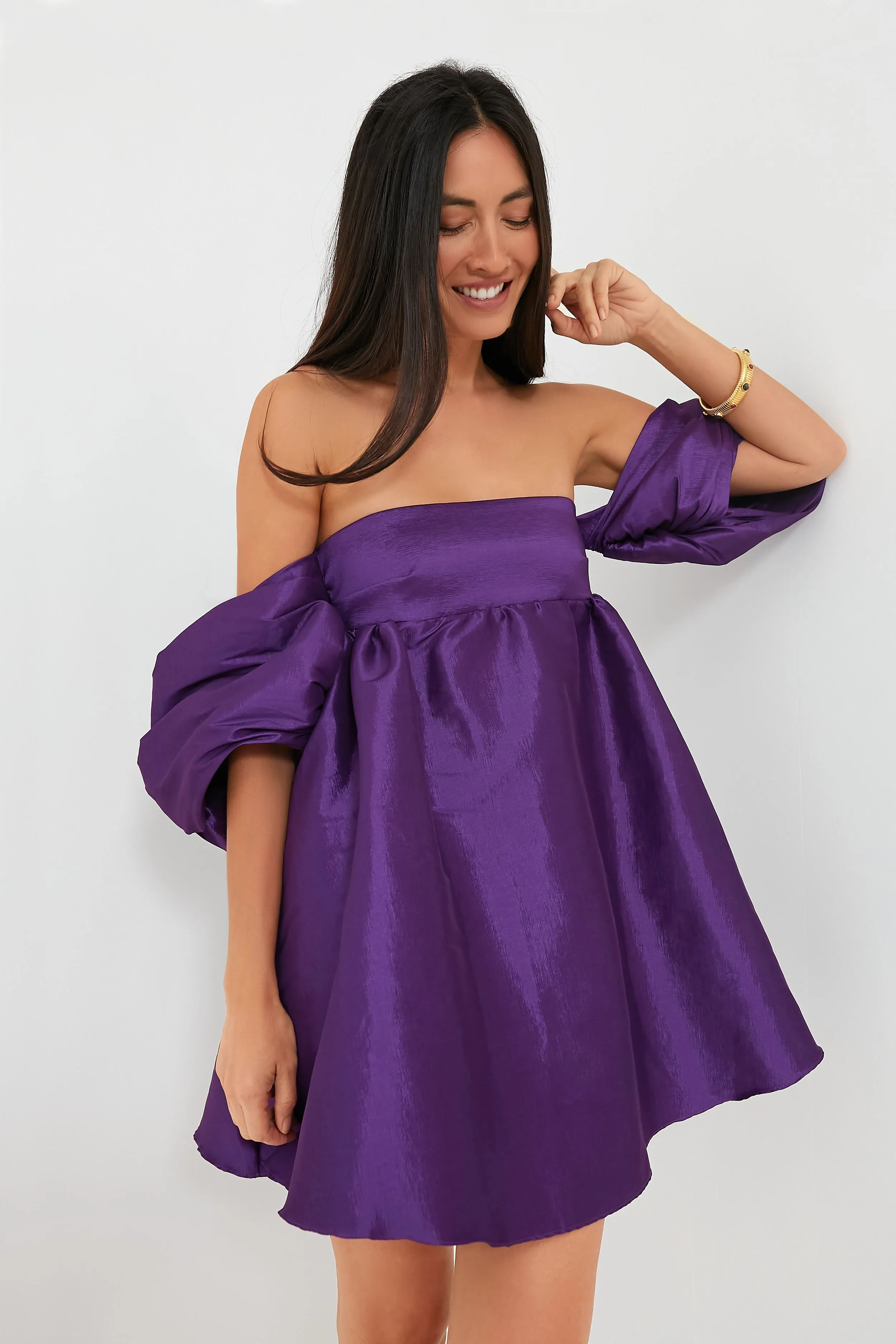 Purple Gitta Mini Dress sold by Tuckernuck product image thumbnail 2