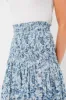 Light Sky Pressed Floral Print The Knoll Skirt sold by Tuckernuck