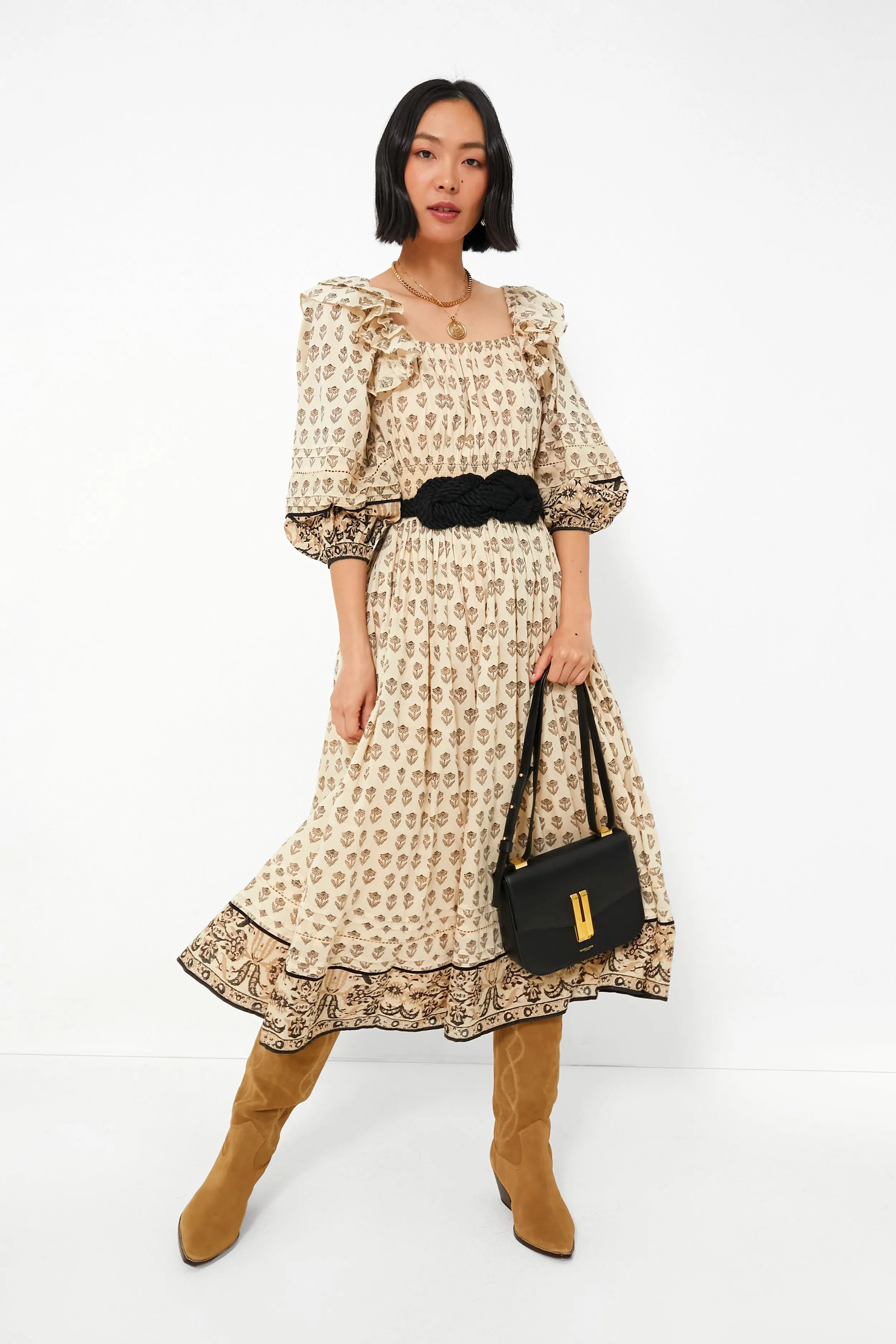 Black Braided Cord Belt sold by Tuckernuck product image thumbnail 3