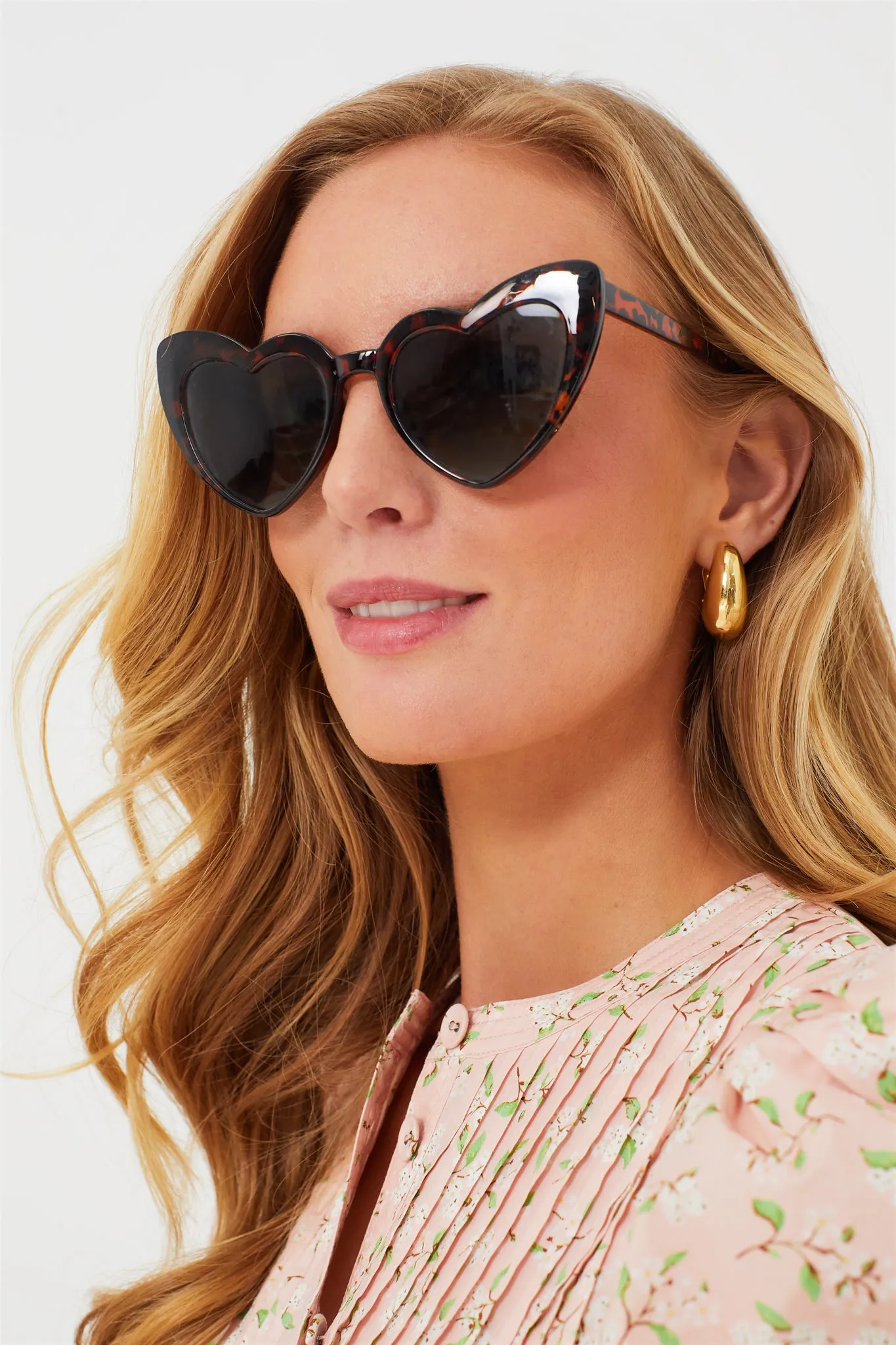 Exclusive Heart Sunglasses sold by Tuckernuck product image thumbnail 2