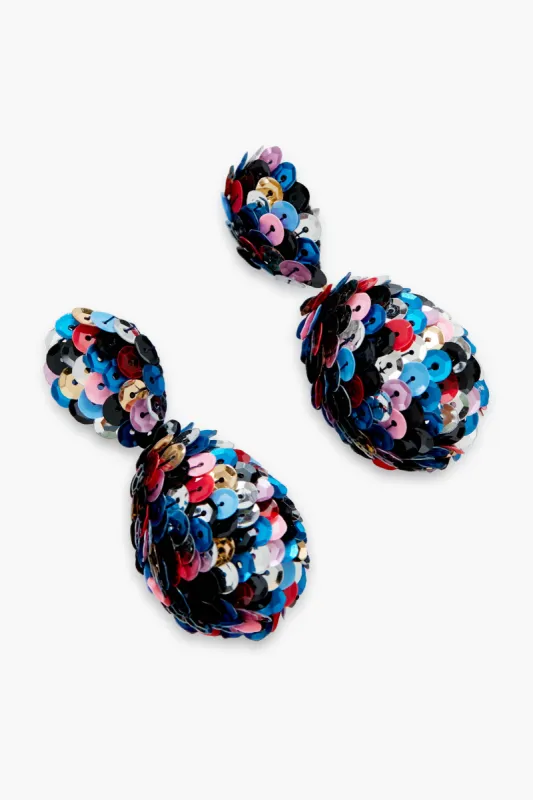 Multi Sequin Sandra Earrings sold by Tuckernuck