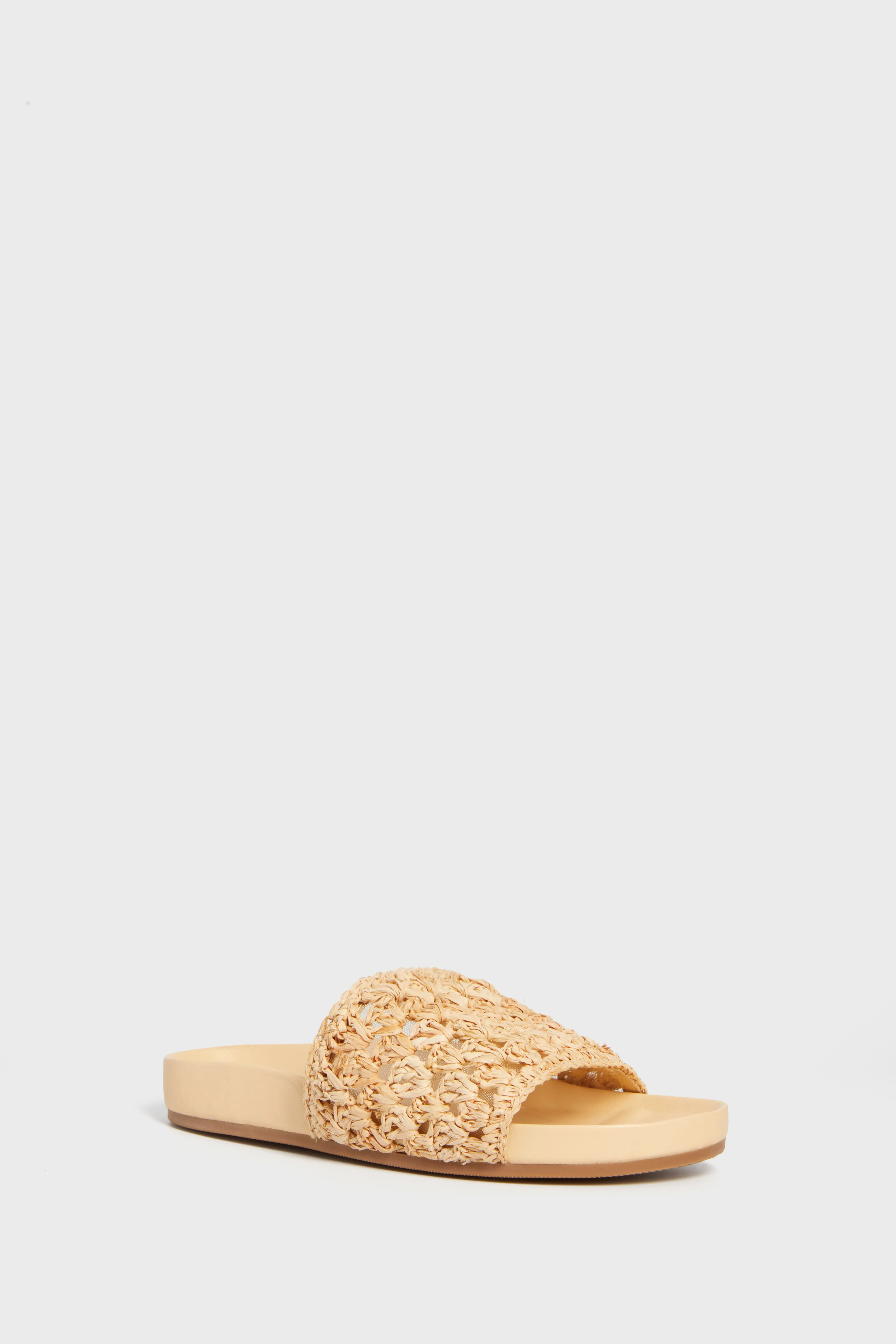 Natural Raffia Henri Sandals sold by Tuckernuck