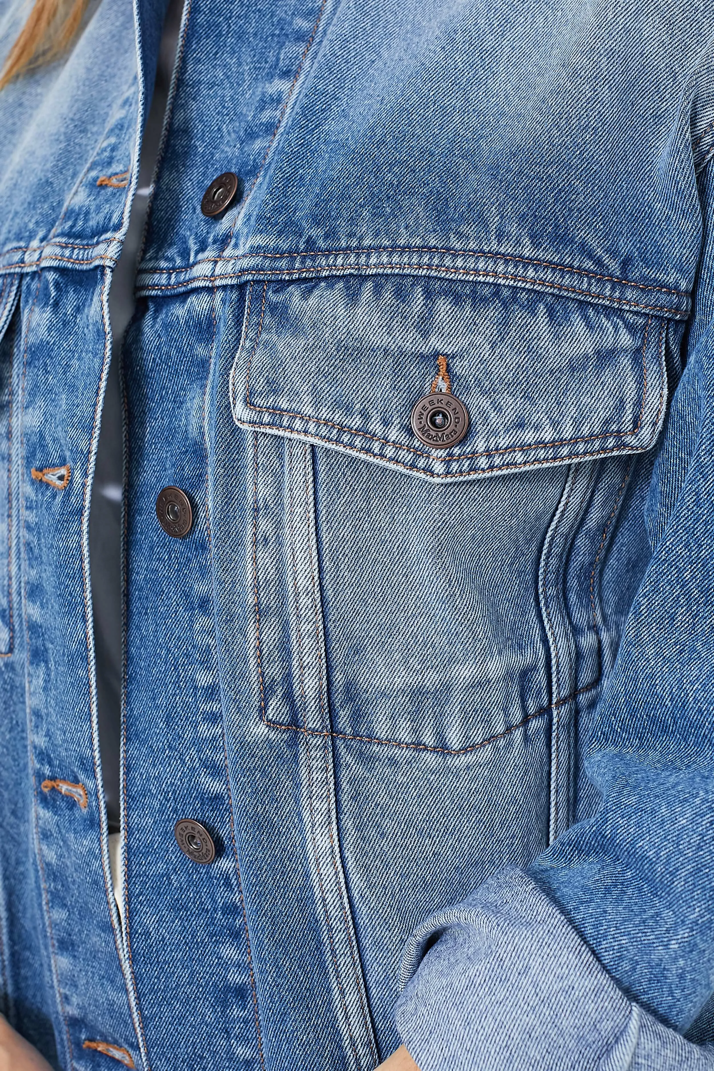 Navy Light Pio Denim Jacket sold by Tuckernuck product image thumbnail 5