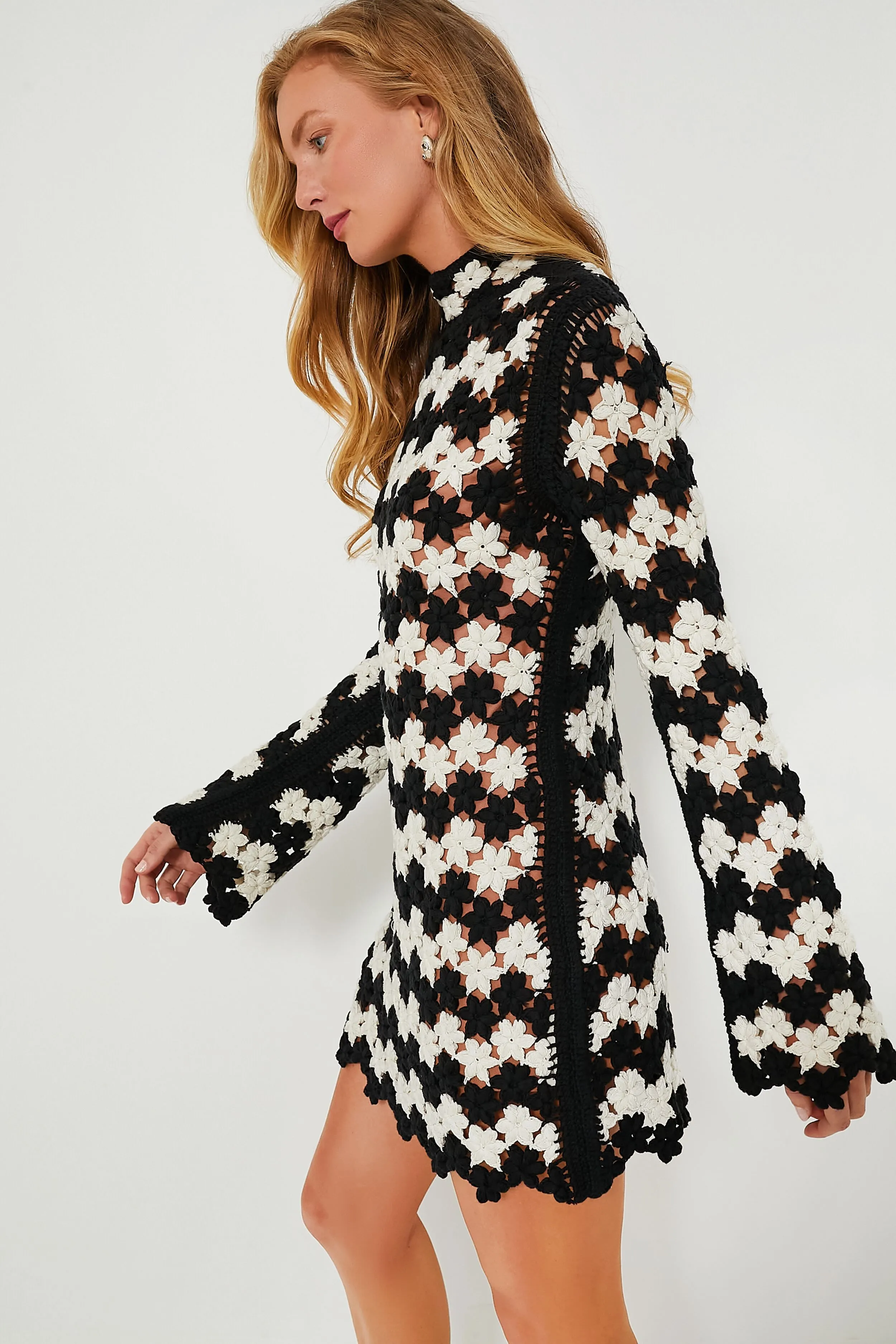 Blue Mariner Crochet Romy Dress sold by Tuckernuck product image thumbnail 3