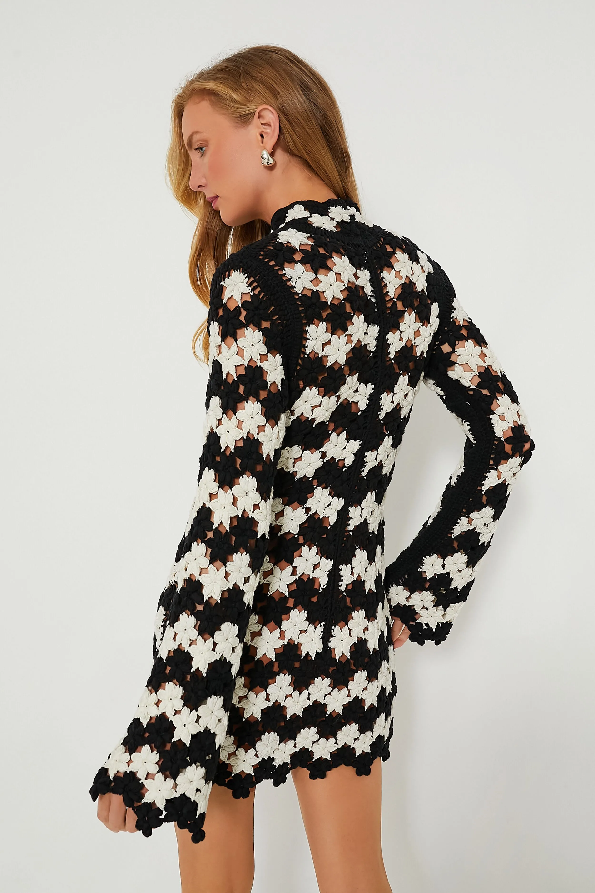 Blue Mariner Crochet Romy Dress sold by Tuckernuck product image thumbnail 4