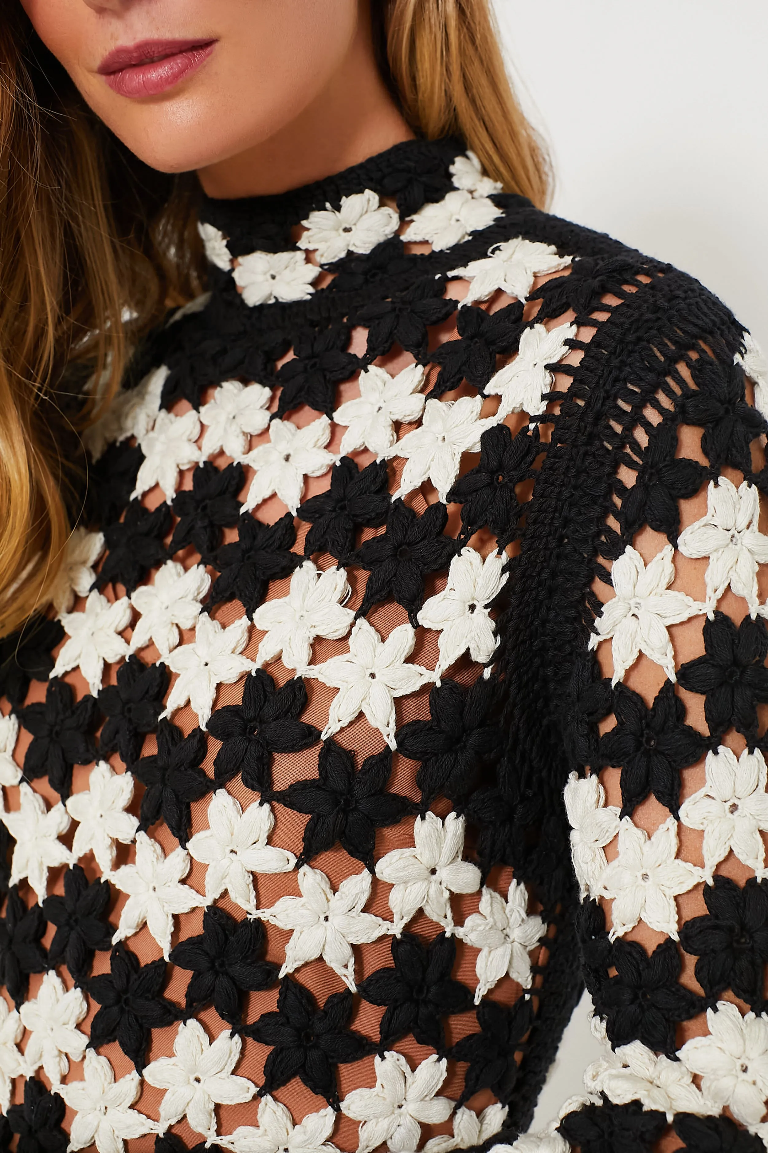 Blue Mariner Crochet Romy Dress sold by Tuckernuck product image thumbnail 5