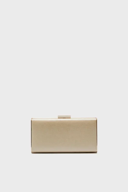 Champagne Precious Metallic Slimline Clutch sold by Tuckernuck