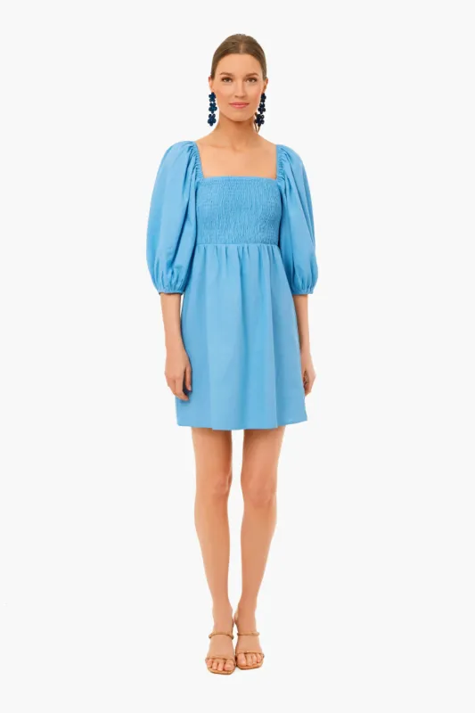Beaufort Blue Annie Smocked Dress sold by Tuckernuck