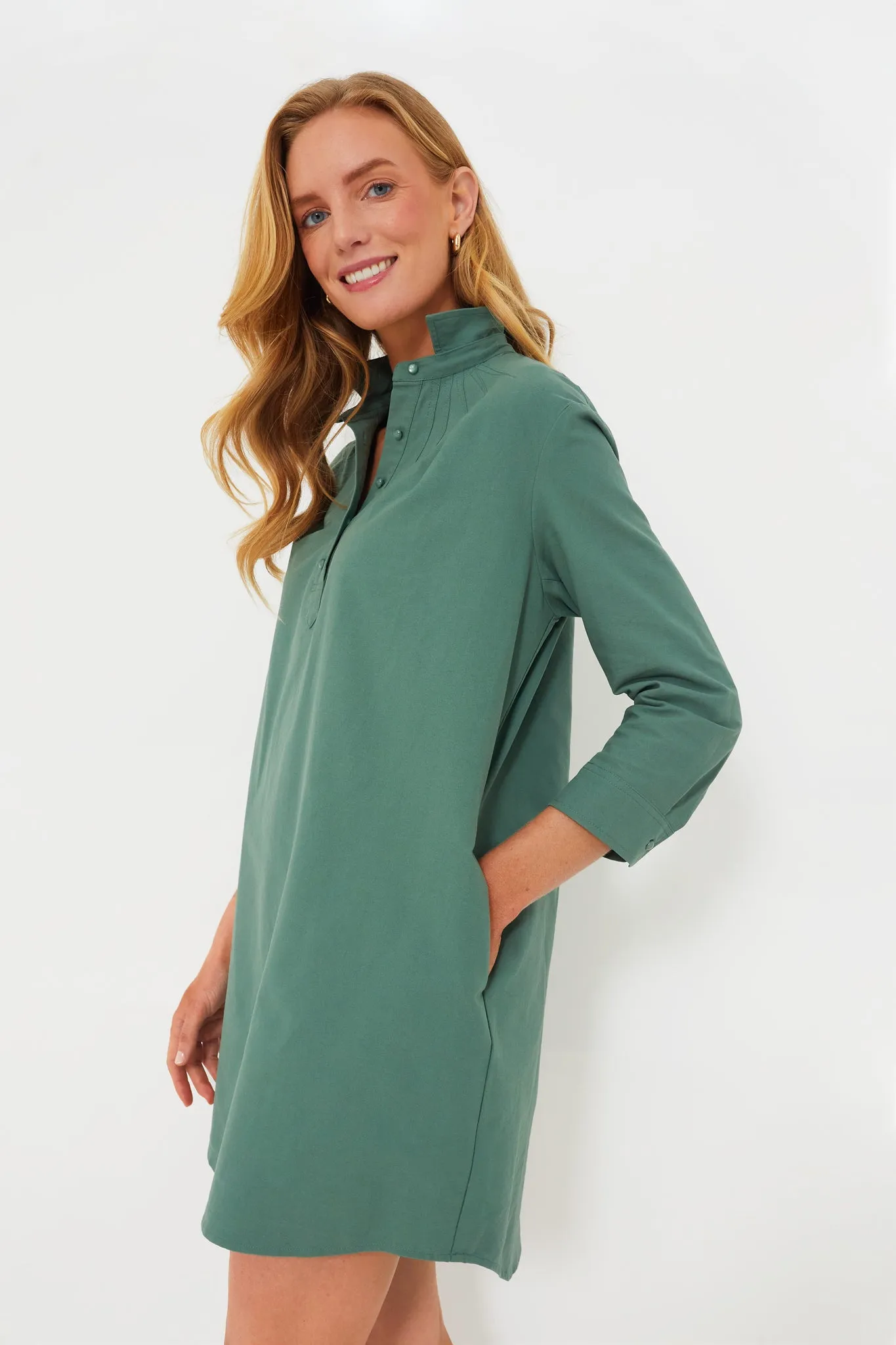 Green Polly Dress sold by Tuckernuck product image thumbnail 4