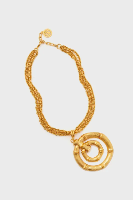 Gold Pendant Necklace sold by Tuckernuck
