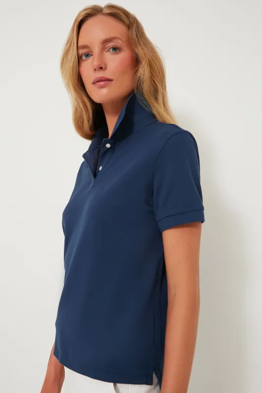 Navy Pique Murray Classic Polo sold by Tuckernuck
