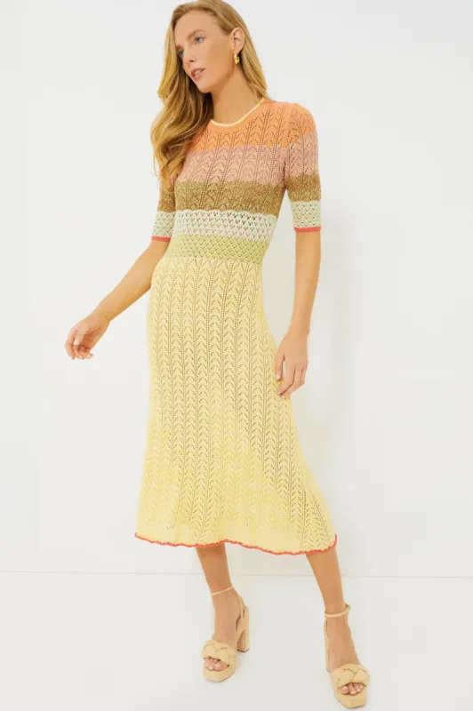 Multicolor Coronille Midi Dress sold by Tuckernuck