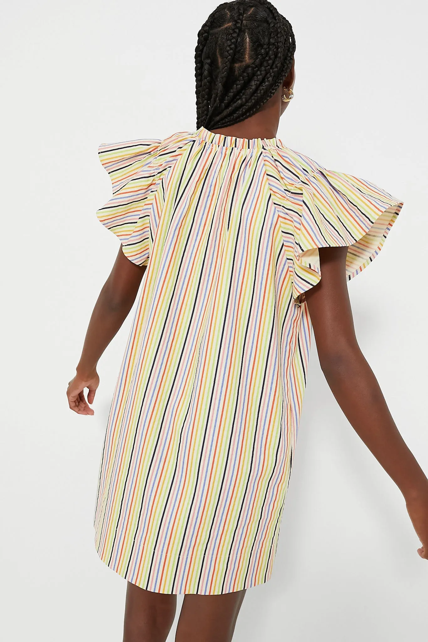 Rainbow Stripe Vivi Dress sold by Tuckernuck product image thumbnail 4