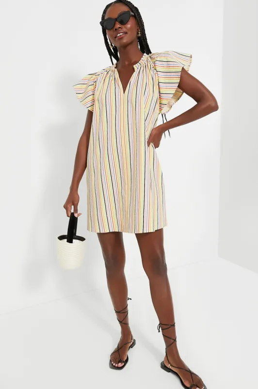 Rainbow Stripe Vivi Dress made by Tuckernuck