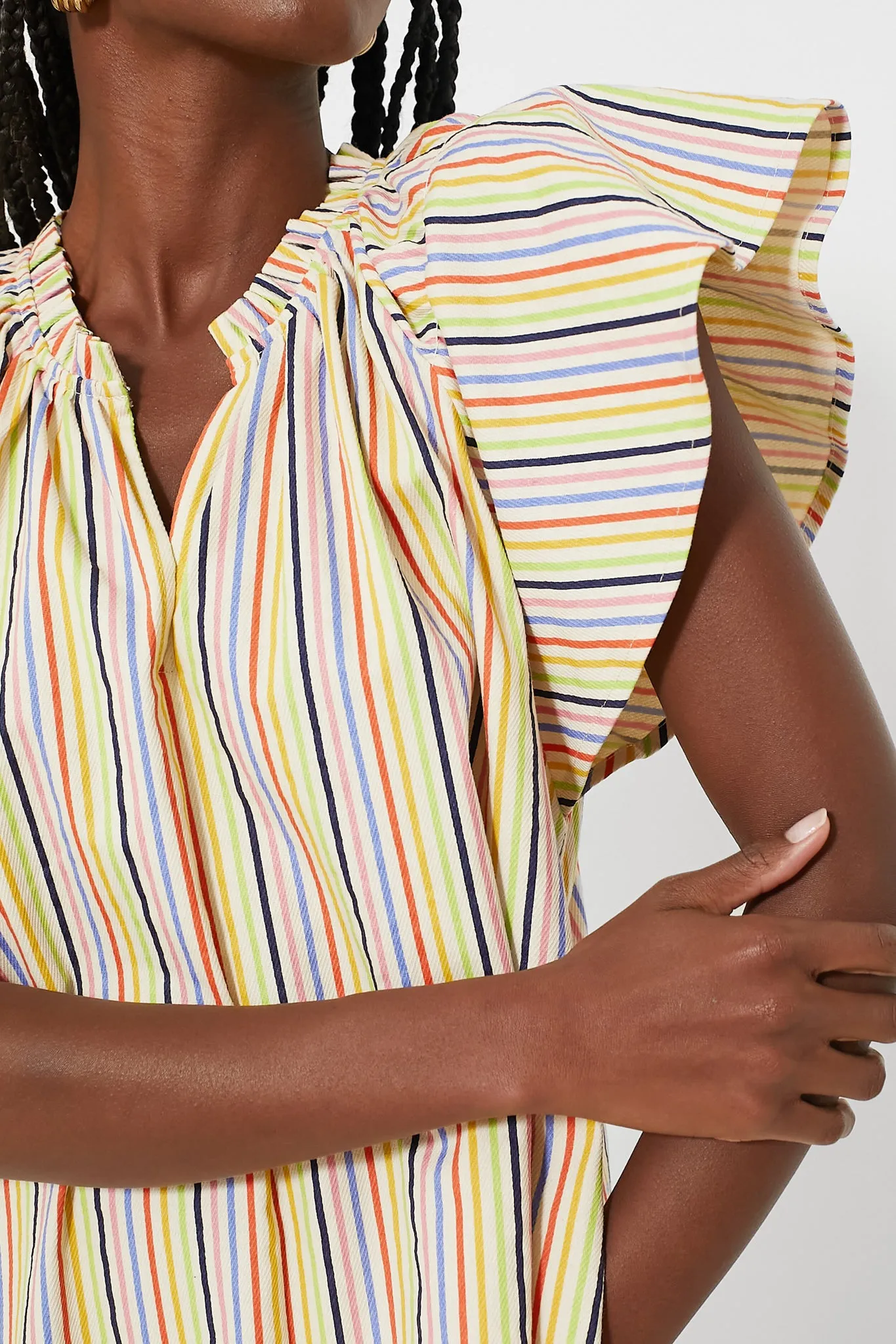 Rainbow Stripe Vivi Dress sold by Tuckernuck product image thumbnail 5