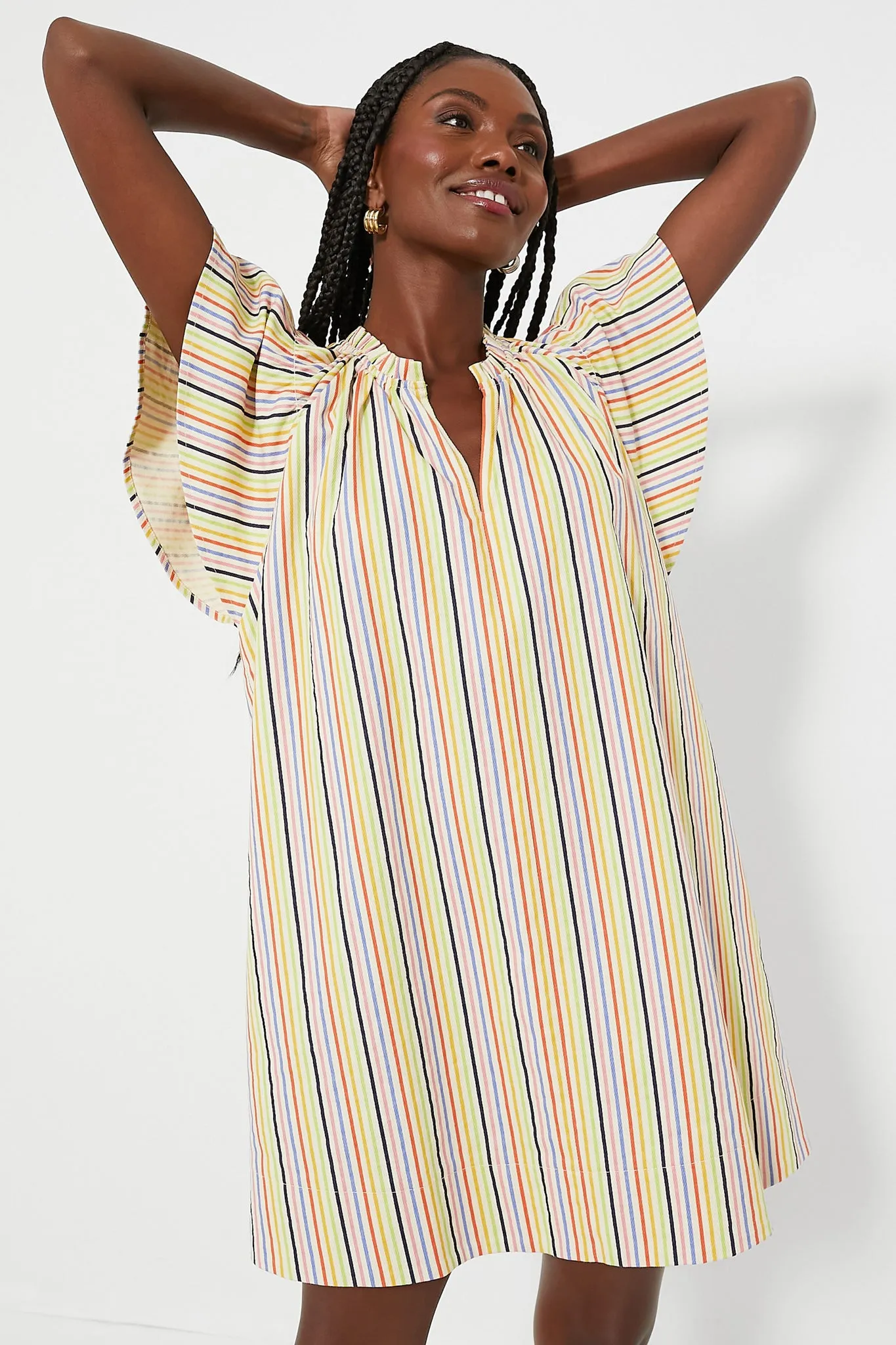 Rainbow Stripe Vivi Dress sold by Tuckernuck product image thumbnail 2