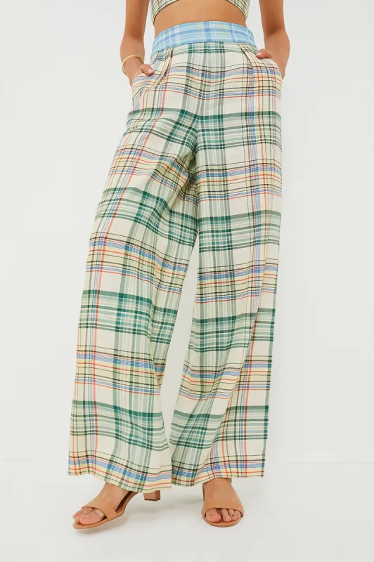 Vernal Plaid Josephine Pant sold by Tuckernuck