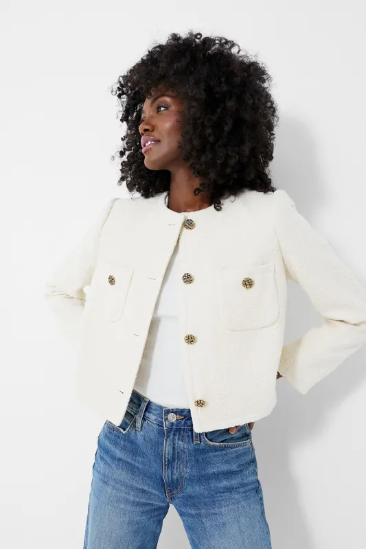 Ecru Meredith Jacket sold by Tuckernuck