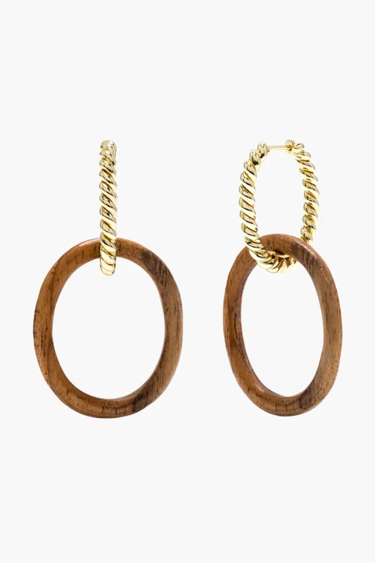 Earth Goddess Link Earrings sold by Tuckernuck