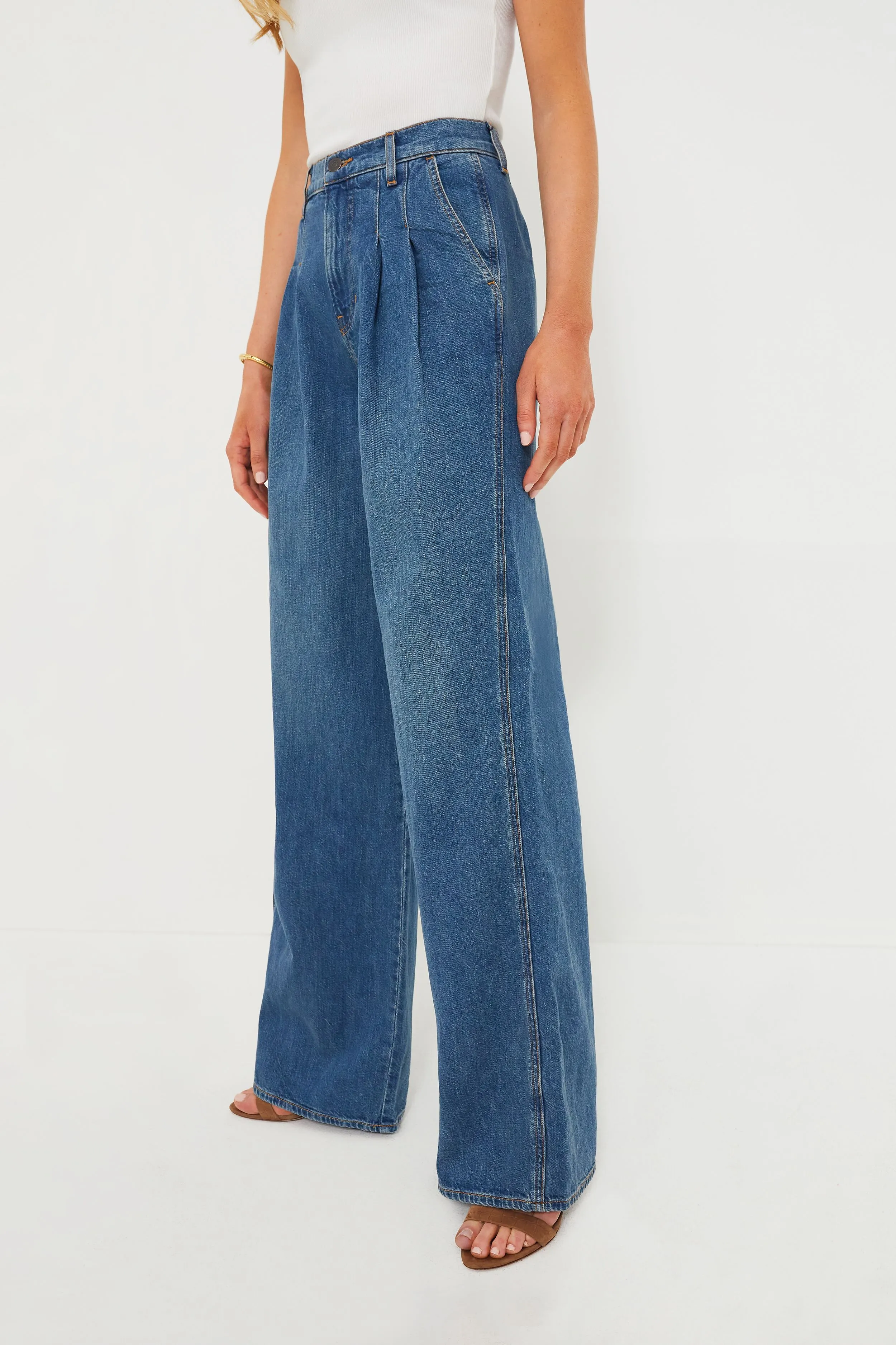 Vintage Globetrotter Mia Wide Leg with Double Pleat sold by Tuckernuck product image thumbnail 3