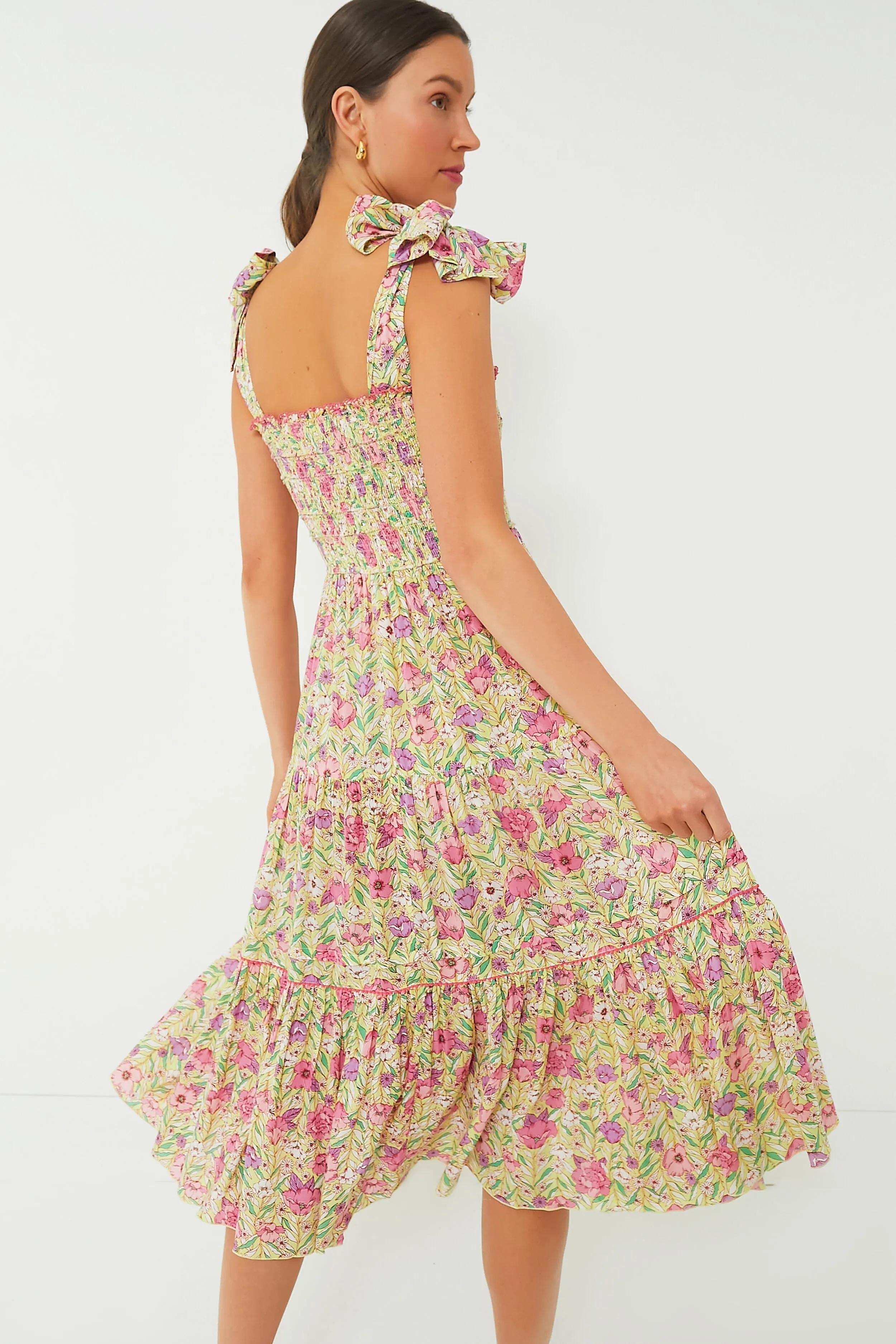 Green Petunia Long Triny Dress sold by Tuckernuck product image thumbnail 4