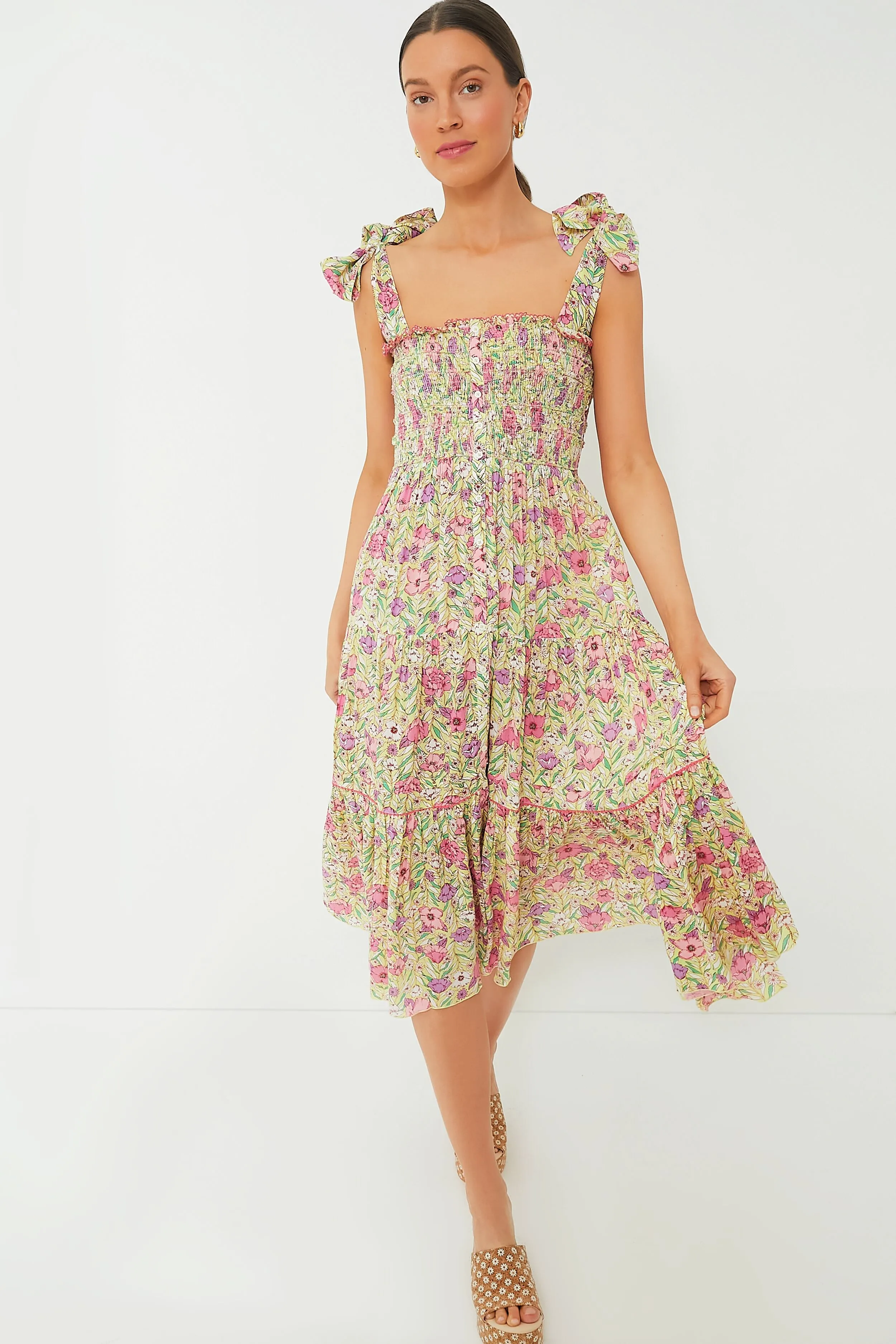 Green Petunia Long Triny Dress sold by Tuckernuck product image thumbnail 2