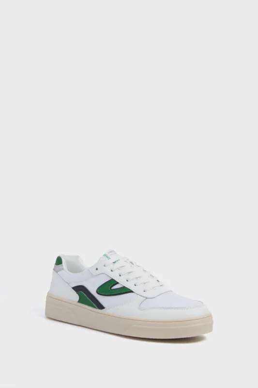 White Green Navy Harlow Elite Sneakers sold by Tuckernuck