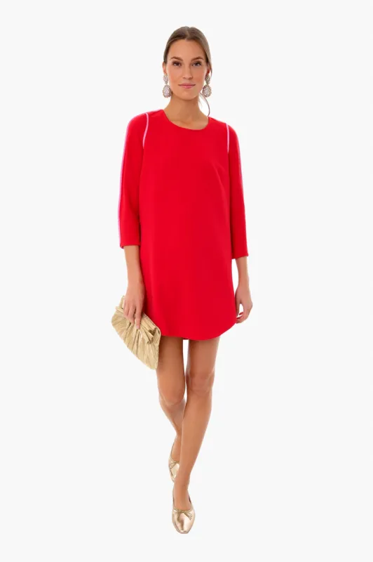 French Rose Seamed Shift Dress sold by Tuckernuck