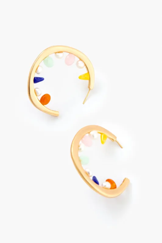 Pearl Multi Goldie Earring sold by Tuckernuck