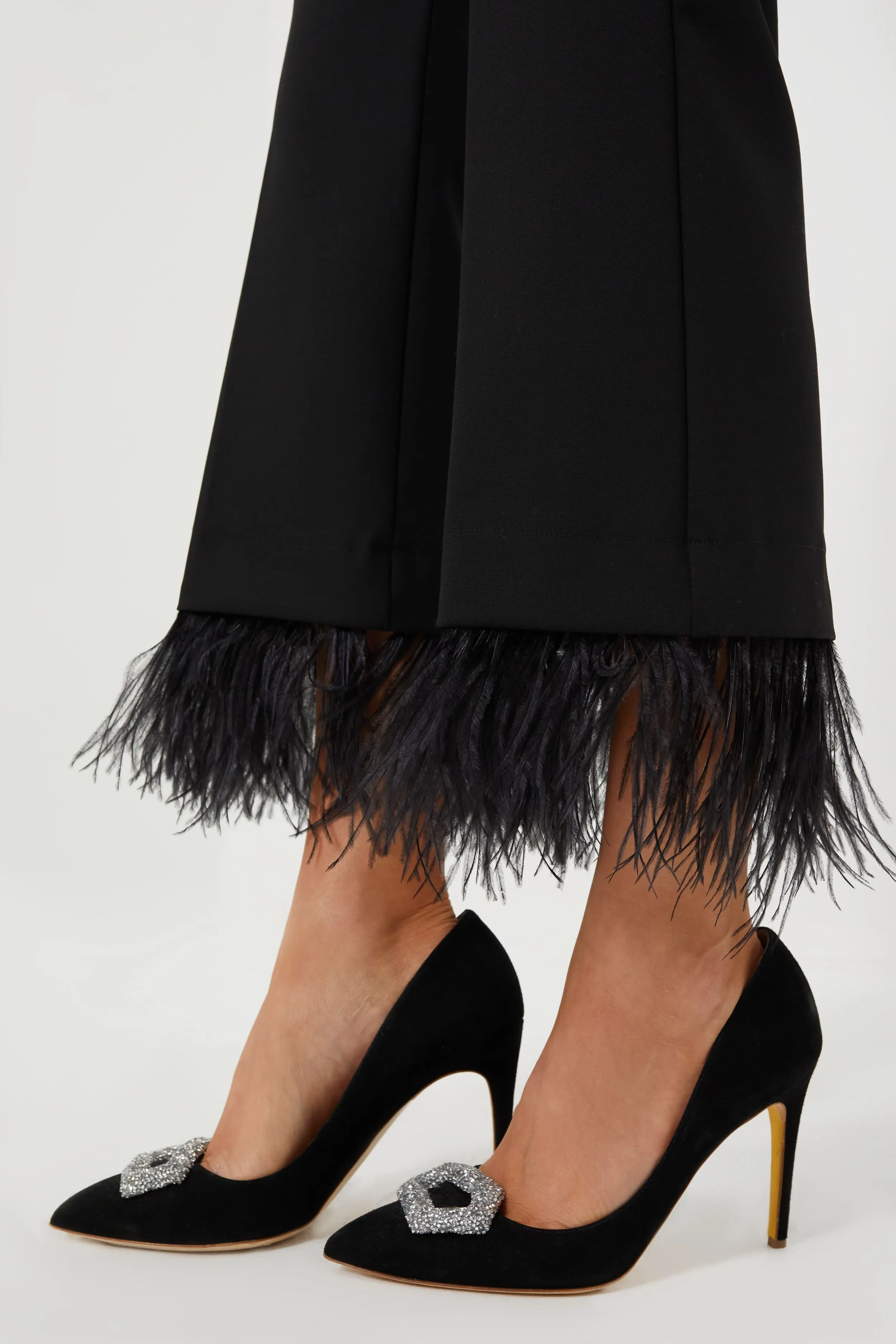 Black Edoardo Feather Pants sold by Tuckernuck product image thumbnail 5