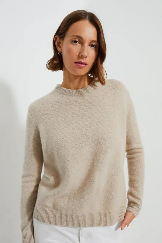 Sandstone Bodie Cashmere Crewneck made by Tuckernuck