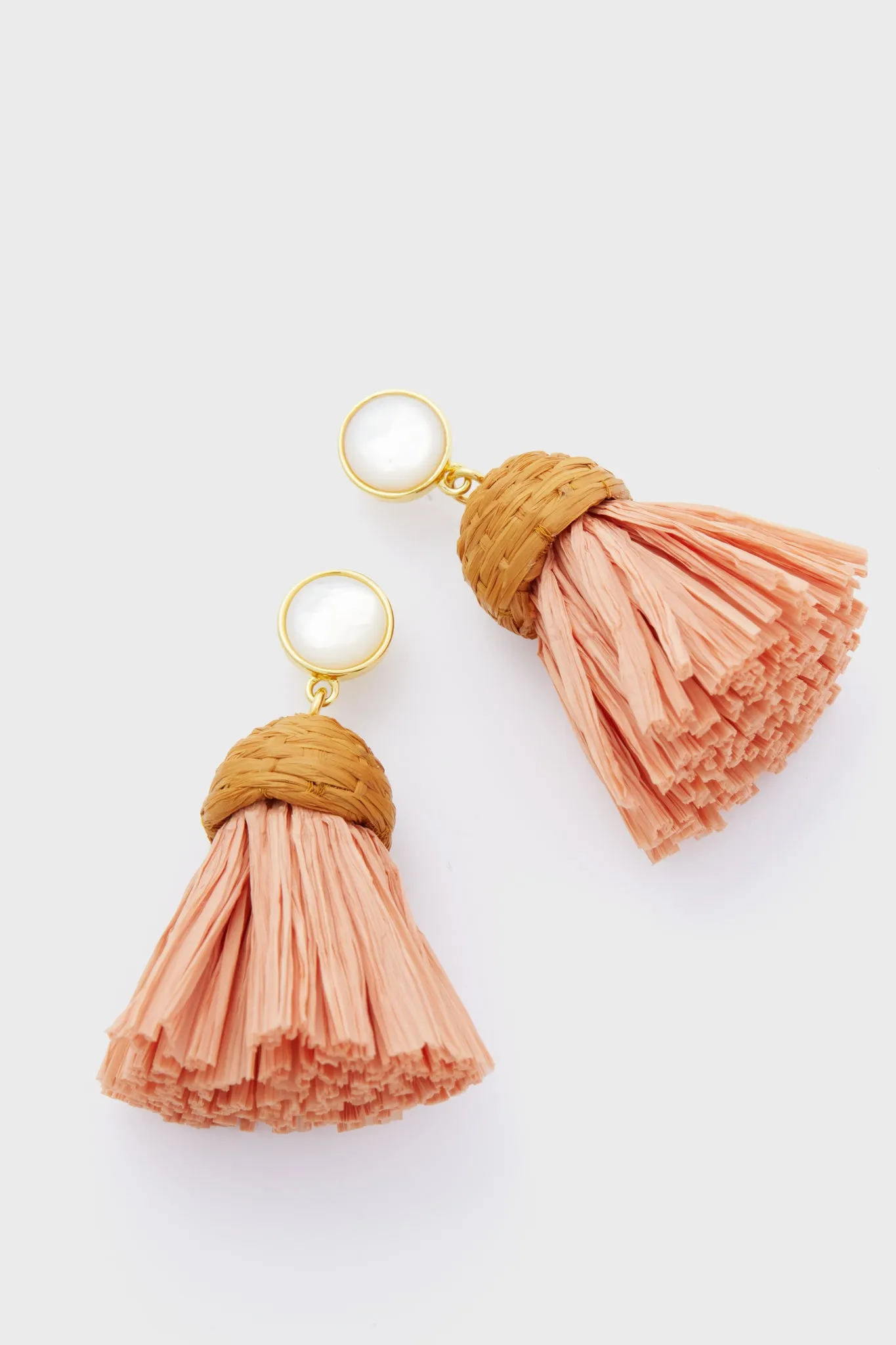Rose Raffia Earrings sold by Tuckernuck product image thumbnail 3
