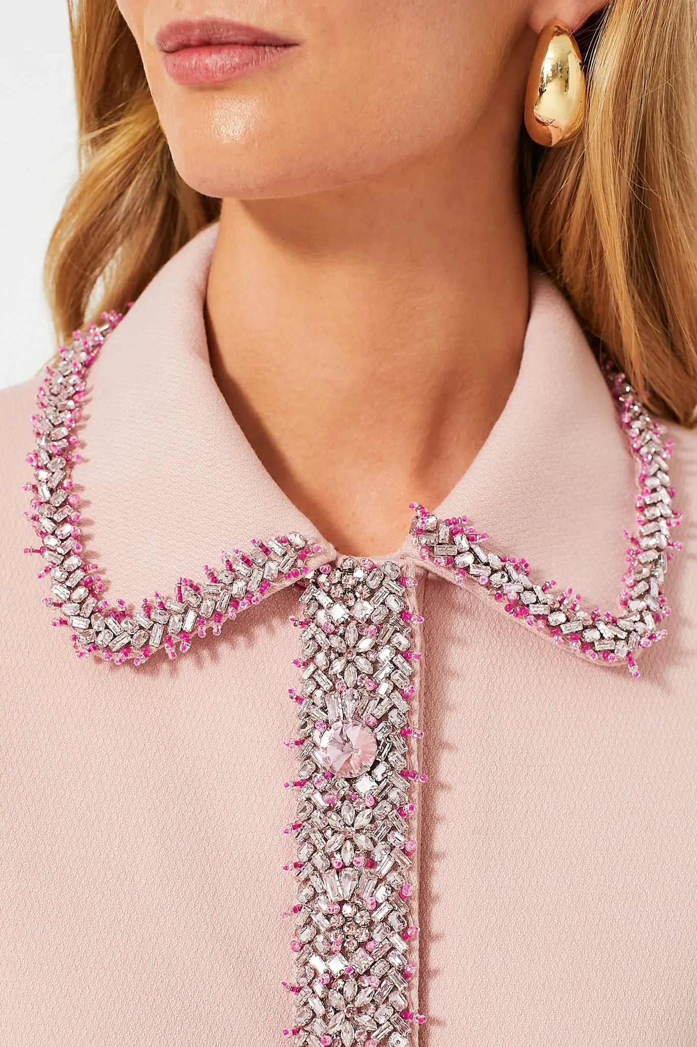 Powder Pink Embellished Nicola Dress sold by Tuckernuck product image thumbnail 5