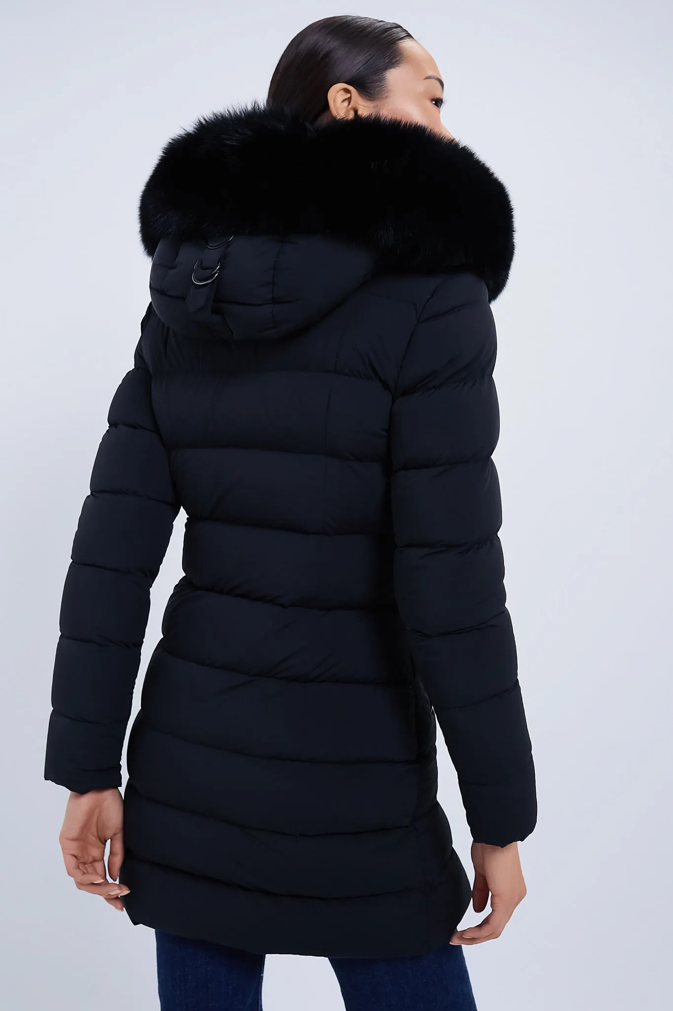 Black Calla Down Coat sold by Tuckernuck
