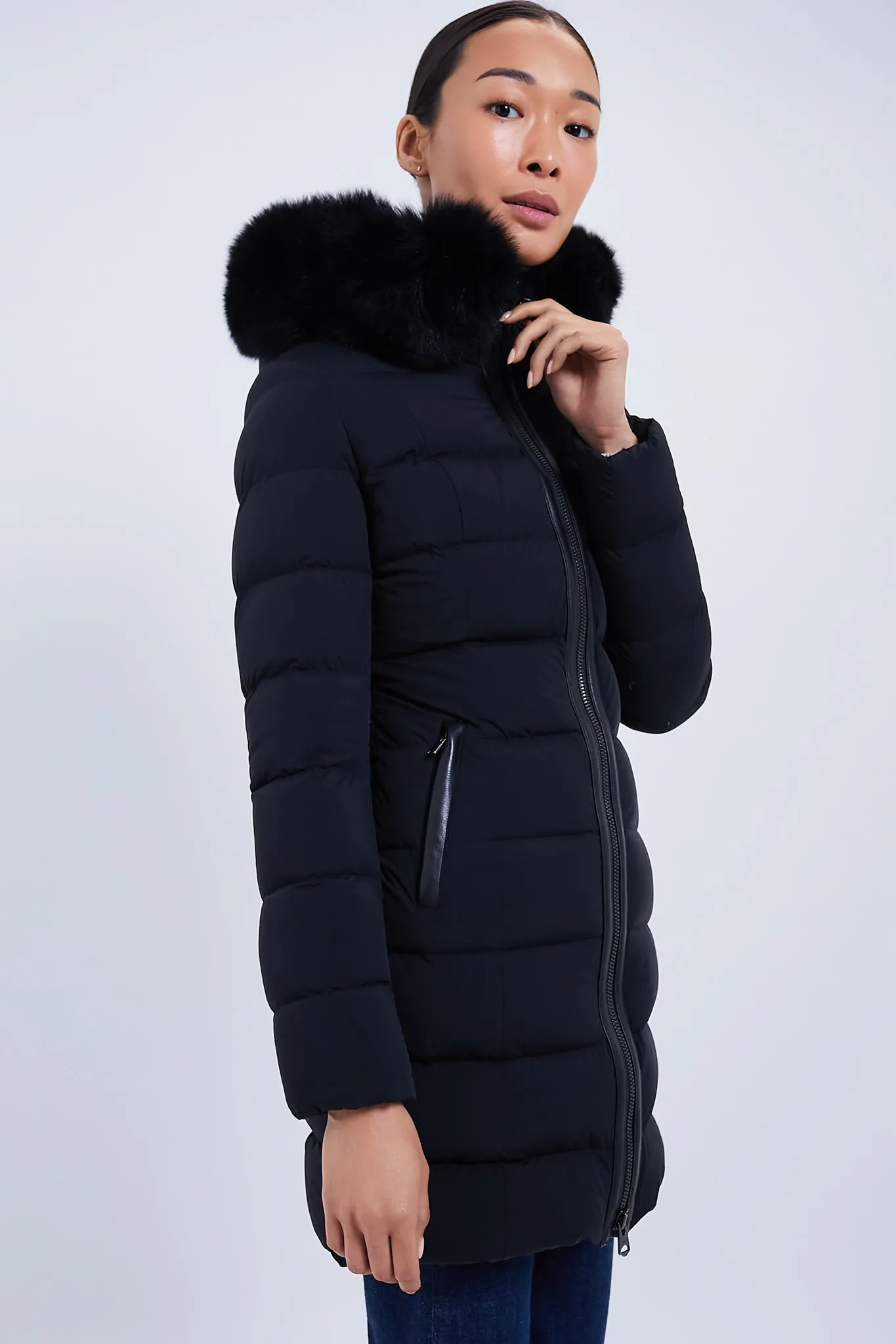 Black Calla Down Coat sold by Tuckernuck product image thumbnail 3