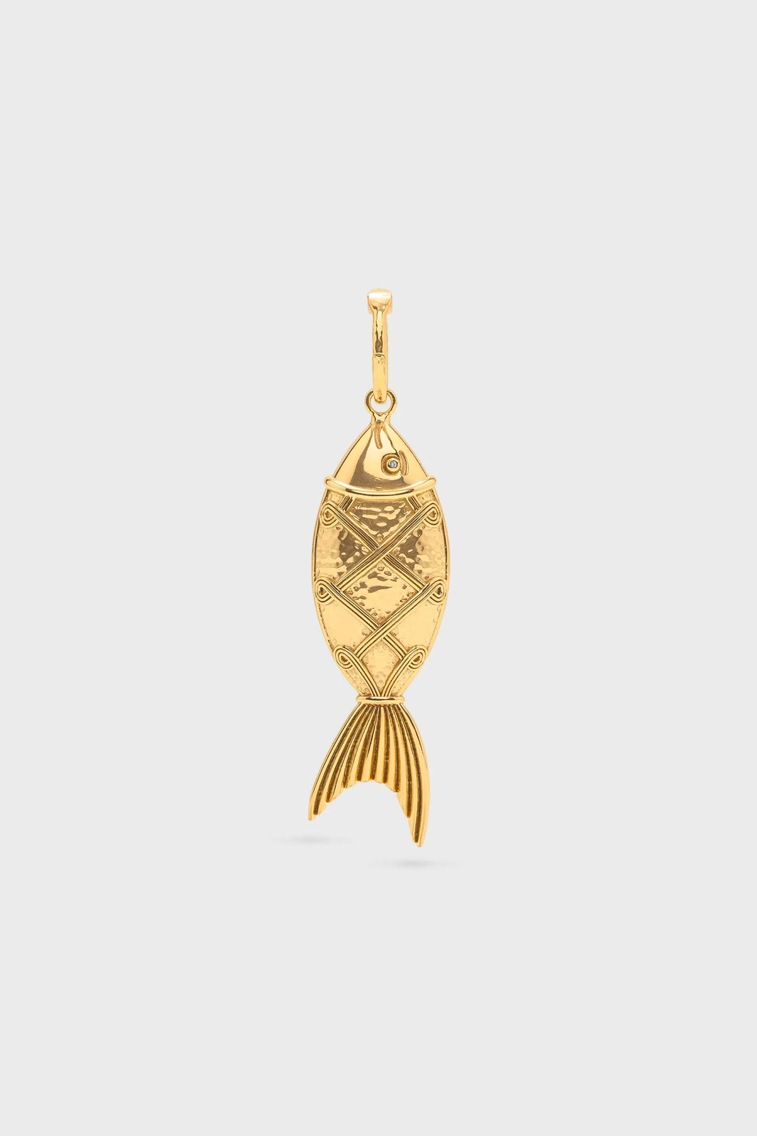 Gold Poisson Pendant sold by Tuckernuck