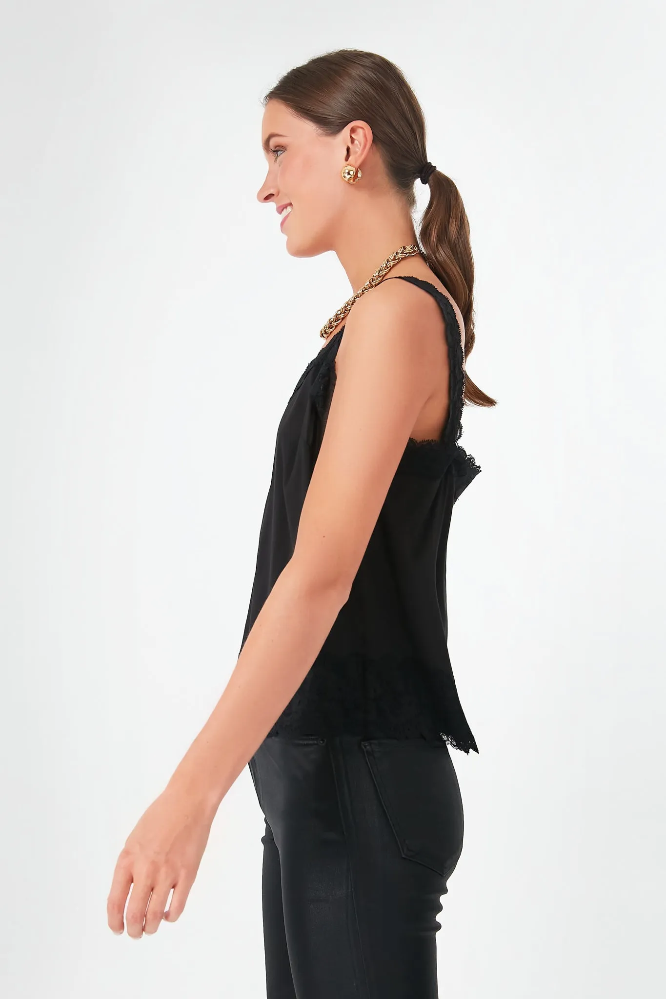 Noir Lace Cami sold by Tuckernuck product image thumbnail 3