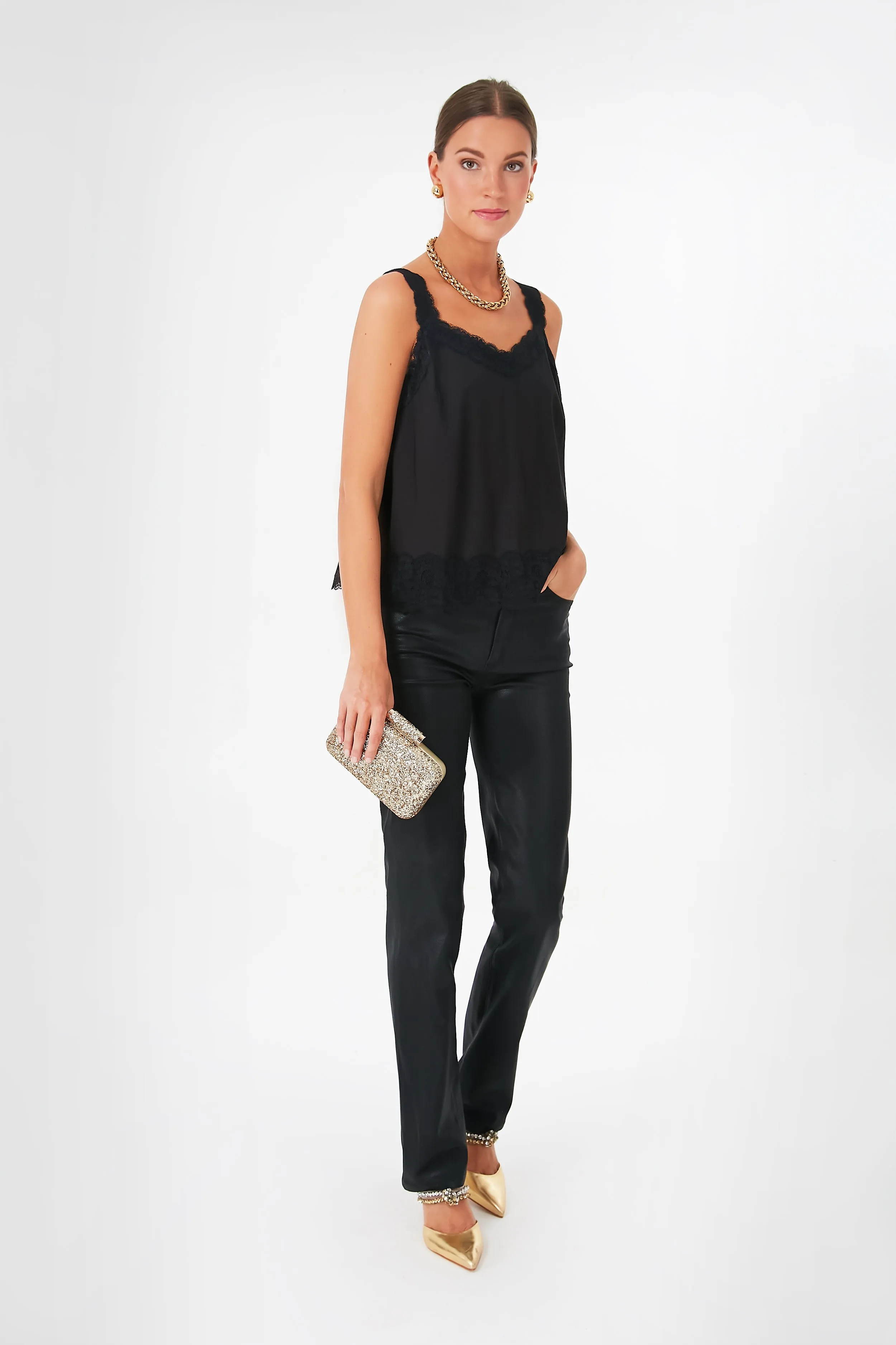 Noir Lace Cami sold by Tuckernuck product image thumbnail 2