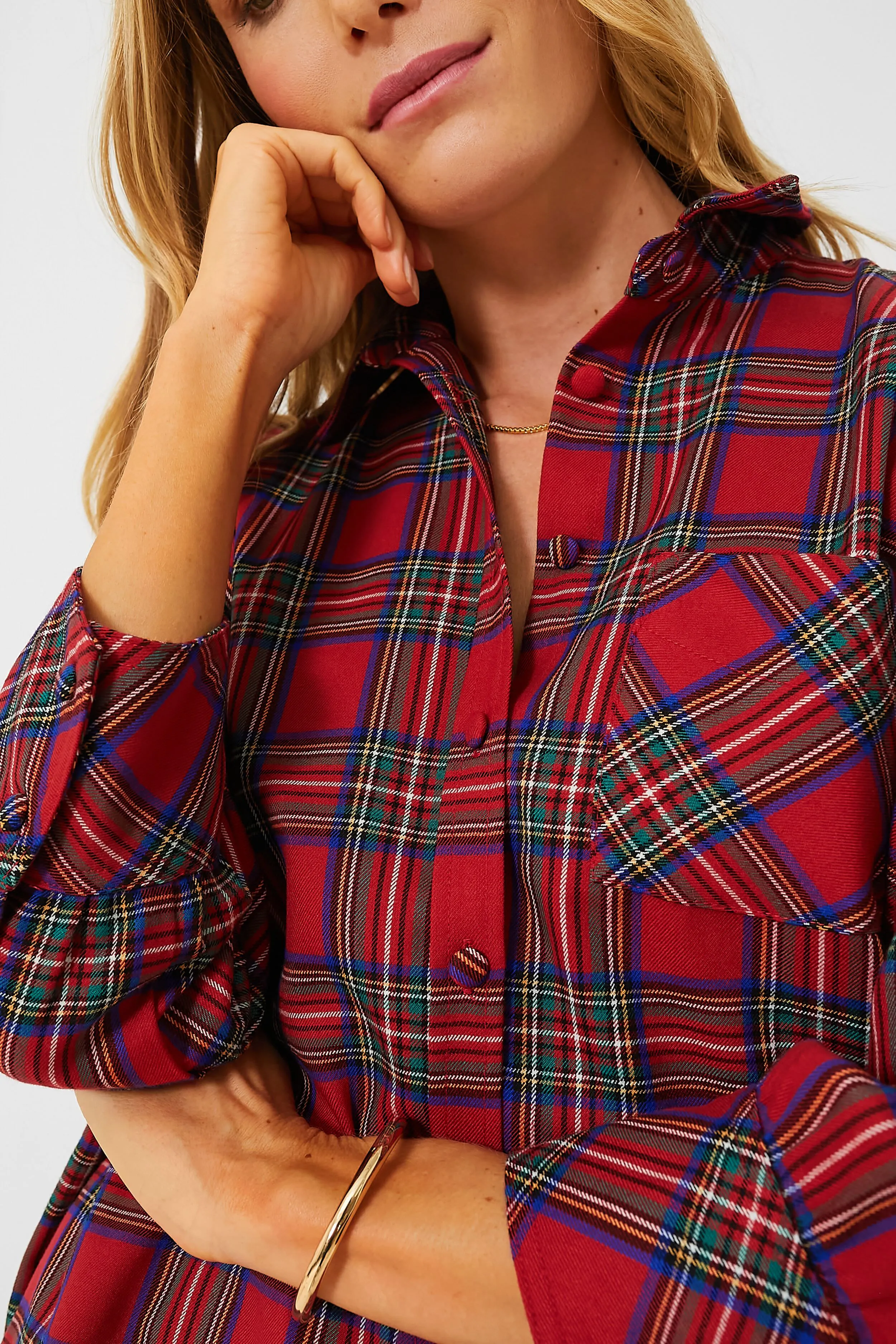 MacLeod Plaid Button Down Shirt sold by Tuckernuck product image thumbnail 5