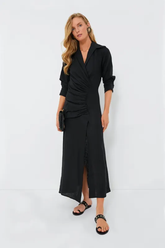 Black Lydia Dress sold by Tuckernuck