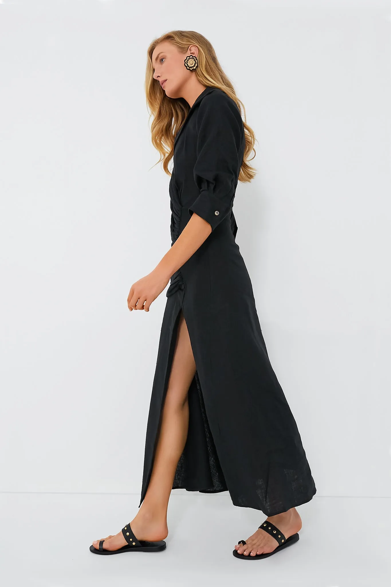 Black Lydia Dress sold by Tuckernuck product image thumbnail 3